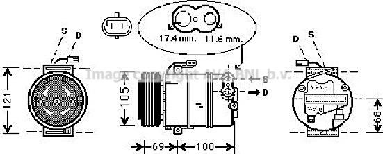 Prasco OLK316 - Kompresors, Gaisa kond. sistēma www.autospares.lv