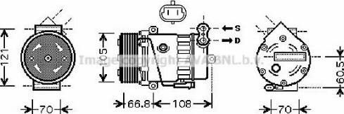 Prasco OLK389 - Kompresors, Gaisa kond. sistēma www.autospares.lv