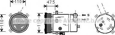 Prasco OLK277 - Kompresors, Gaisa kond. sistēma www.autospares.lv