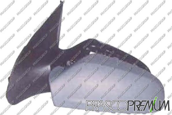 Prasco OP4107114P - Ārējais atpakaļskata spogulis www.autospares.lv