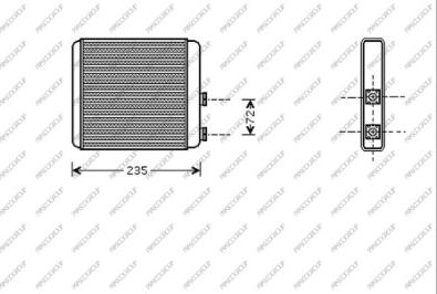 Prasco OP017H005 - Siltummainis, Salona apsilde www.autospares.lv