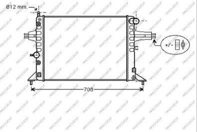 Prasco OP017R005 - Radiators, Motora dzesēšanas sistēma www.autospares.lv