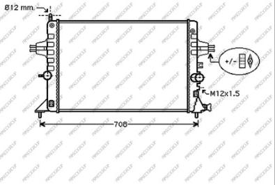 Prasco OP017R015 - Radiators, Motora dzesēšanas sistēma www.autospares.lv