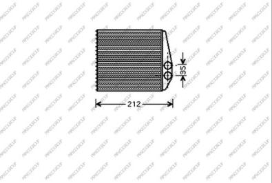 Prasco OP030H001 - Siltummainis, Salona apsilde www.autospares.lv