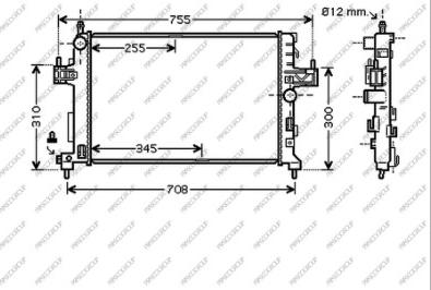 Prasco OP032R002 - Radiators, Motora dzesēšanas sistēma www.autospares.lv