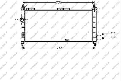 Prasco OP028R005 - Radiators, Motora dzesēšanas sistēma www.autospares.lv