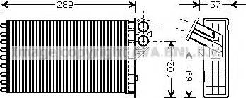 Prasco PE6226 - Siltummainis, Salona apsilde www.autospares.lv