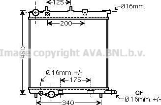 Prasco PE2368 - Radiators, Motora dzesēšanas sistēma www.autospares.lv