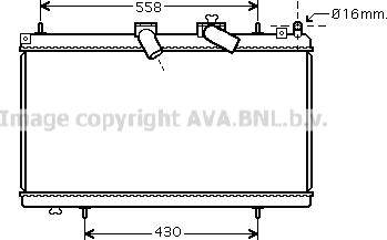 Prasco PE2296 - Radiators, Motora dzesēšanas sistēma www.autospares.lv