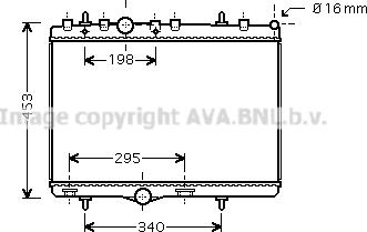 Prasco PE2290 - Radiators, Motora dzesēšanas sistēma www.autospares.lv