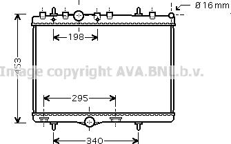 Prasco PE2255 - Radiators, Motora dzesēšanas sistēma www.autospares.lv