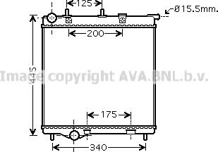 Prasco PE2288 - Radiators, Motora dzesēšanas sistēma www.autospares.lv