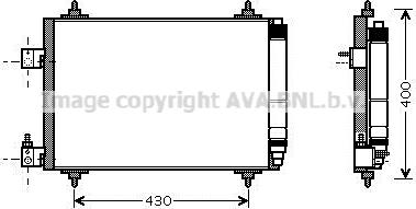 Prasco PEA5286D - Kondensators, Gaisa kond. sistēma www.autospares.lv