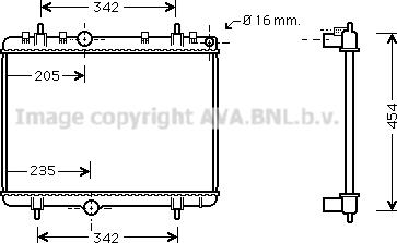 Prasco PEA2330 - Radiators, Motora dzesēšanas sistēma www.autospares.lv