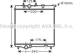 Prasco PEA2298 - Radiators, Motora dzesēšanas sistēma www.autospares.lv