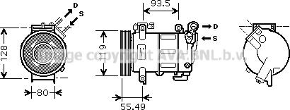 Prasco PEK316 - Kompresors, Gaisa kond. sistēma www.autospares.lv