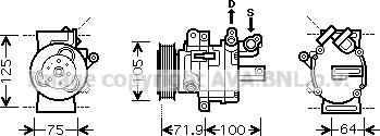 Prasco PEK317 - Kompresors, Gaisa kond. sistēma autospares.lv