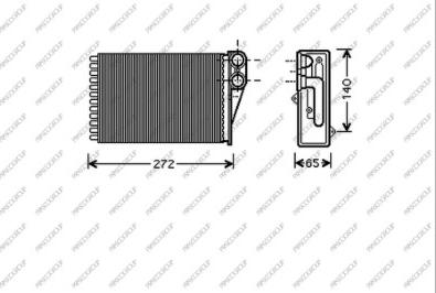 Prasco PG320H001 - Siltummainis, Salona apsilde www.autospares.lv