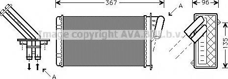 Prasco RT6203 - Siltummainis, Salona apsilde www.autospares.lv