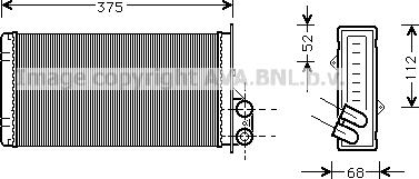 Prasco RT6226 - Siltummainis, Salona apsilde www.autospares.lv