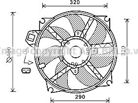 Prasco RT7563 - Ventilators, Motora dzesēšanas sistēma www.autospares.lv