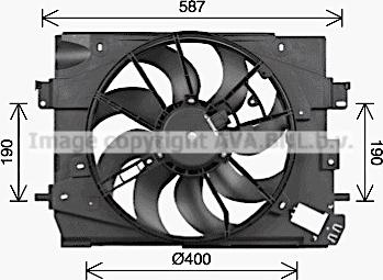 Prasco RT7662 - Ventilators, Motora dzesēšanas sistēma www.autospares.lv