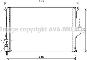 Prasco RTA2477 - Radiators, Motora dzesēšanas sistēma www.autospares.lv