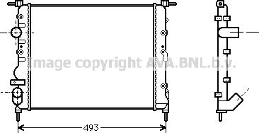 Prasco RTA2218 - Radiators, Motora dzesēšanas sistēma www.autospares.lv