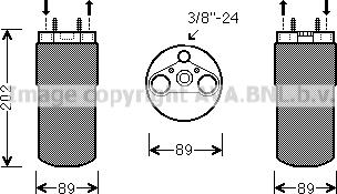 Prasco RTD555 - Sausinātājs, Kondicionieris www.autospares.lv