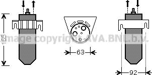 Prasco RTD378 - Sausinātājs, Kondicionieris www.autospares.lv