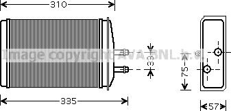 Prasco SA6016 - Siltummainis, Salona apsilde www.autospares.lv