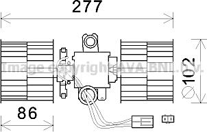 Prasco SA8022 - Elektromotors, Salona ventilācija www.autospares.lv