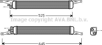 Prasco SB3045 - Eļļas radiators, Motoreļļa www.autospares.lv