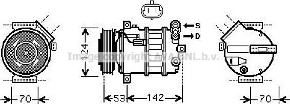 Prasco SBK063 - Kompresors, Gaisa kond. sistēma www.autospares.lv