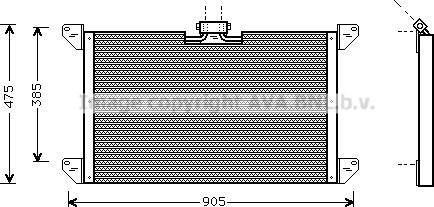 Prasco SC5009 - Kondensators, Gaisa kond. sistēma www.autospares.lv