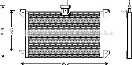 Prasco SC5008 - Kondensators, Gaisa kond. sistēma www.autospares.lv