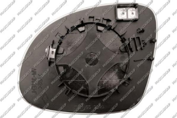 Prasco SK7107503 - Spoguļstikls, Ārējais atpakaļskata spogulis www.autospares.lv