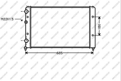 Prasco ST027R009 - Radiators, Motora dzesēšanas sistēma autospares.lv