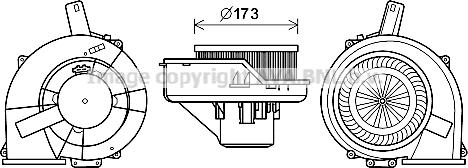 Prasco ST8047 - Elektromotors, Salona ventilācija www.autospares.lv