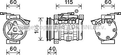 Prasco SZK145 - Kompresors, Gaisa kond. sistēma www.autospares.lv