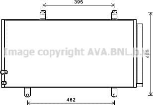 Prasco TO5696D - Kondensators, Gaisa kond. sistēma www.autospares.lv