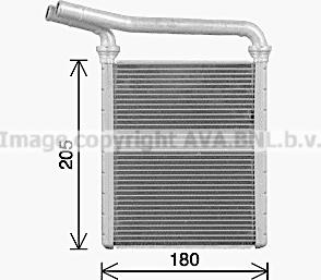 Prasco TO6770 - Siltummainis, Salona apsilde www.autospares.lv