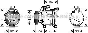 Prasco TOK450 - Kompresors, Gaisa kond. sistēma www.autospares.lv