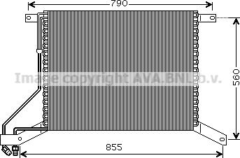 Prasco UV5104 - Kondensators, Gaisa kond. sistēma www.autospares.lv