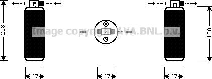 Prasco UVD027 - Sausinātājs, Kondicionieris www.autospares.lv