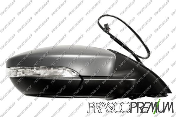 Prasco VG5227323P - Ārējais atpakaļskata spogulis www.autospares.lv