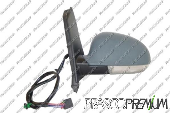 Prasco VG0407334P - Ārējais atpakaļskata spogulis www.autospares.lv