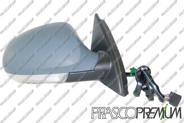 Prasco VG0547313P - Ārējais atpakaļskata spogulis www.autospares.lv