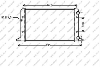 Prasco VG034R004 - Radiators, Motora dzesēšanas sistēma www.autospares.lv