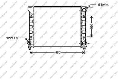 Prasco VG026R014 - Radiators, Motora dzesēšanas sistēma www.autospares.lv